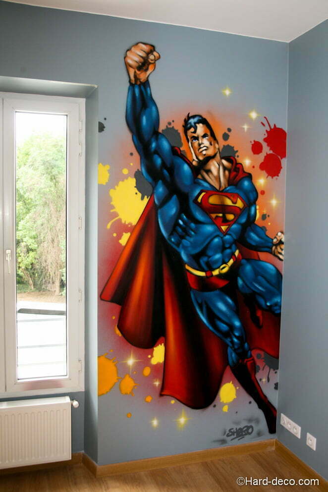 déco chambre superman