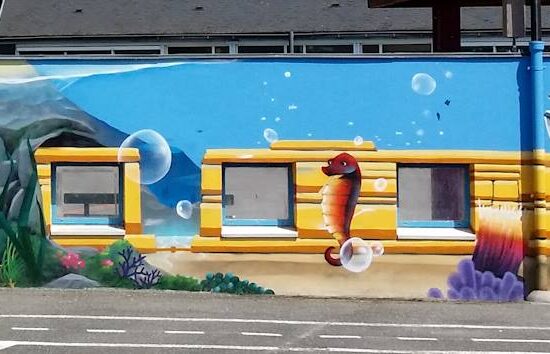 decoration ecole maternelle train sous marin