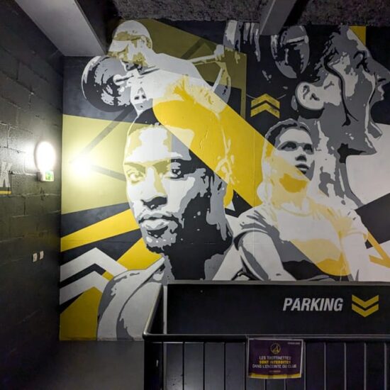 fresque fitness park bezons acces parking 2