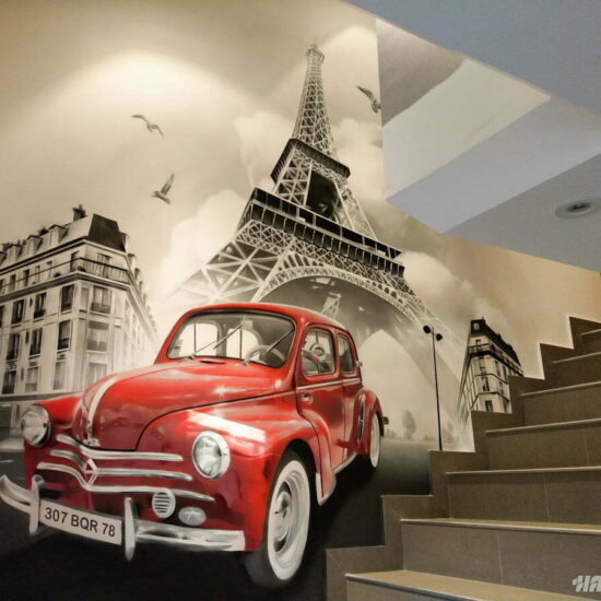 fresque paris tour eiffel 4cv 3