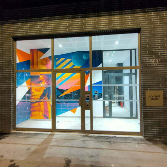 fresque entree residence etudiant nanterre 1