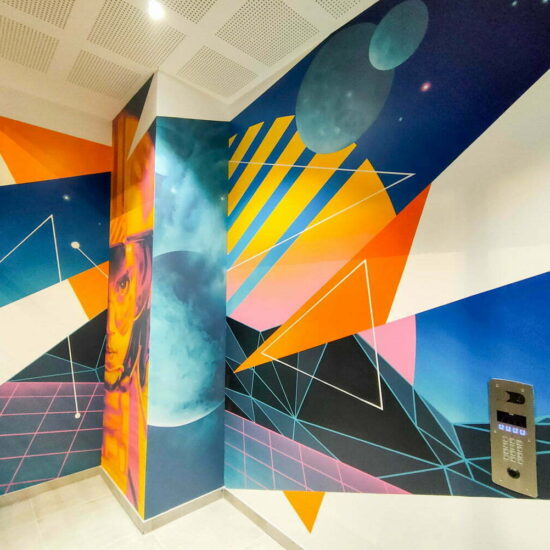 fresque entree residence etudiant nanterre