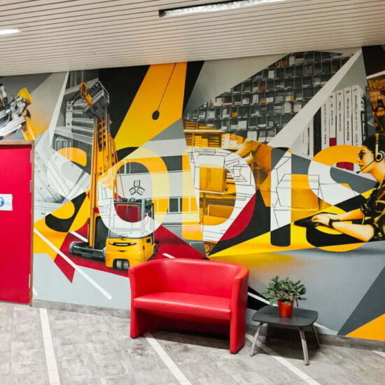 fresque locaux pro entreprise sodis