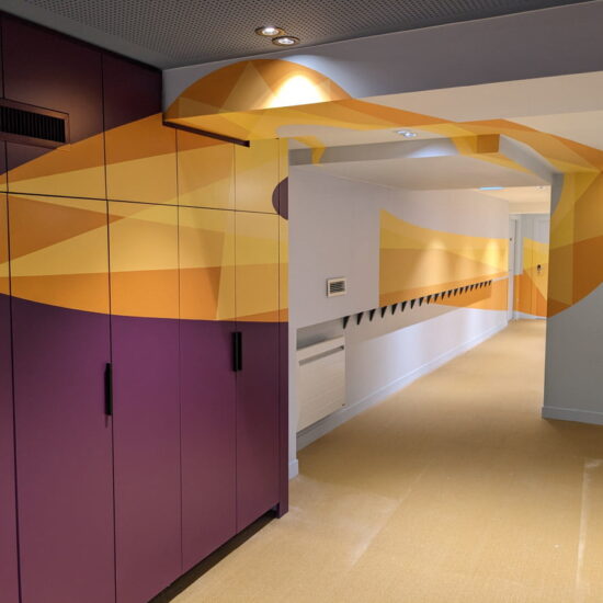 anamorphose rosace ludotheque puteaux