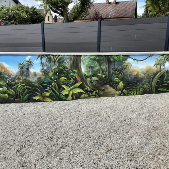 fresque mur particulier exterieur theme jungle 4
