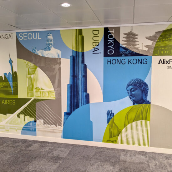 fresque murale entrepriuse alix partners 7