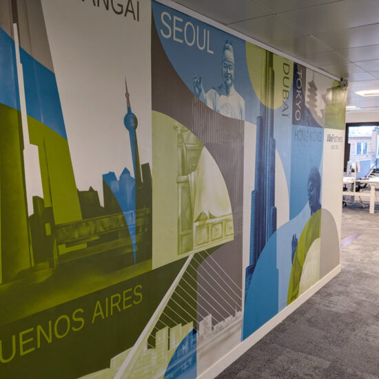 fresque murale entrepriuse alix partners 8