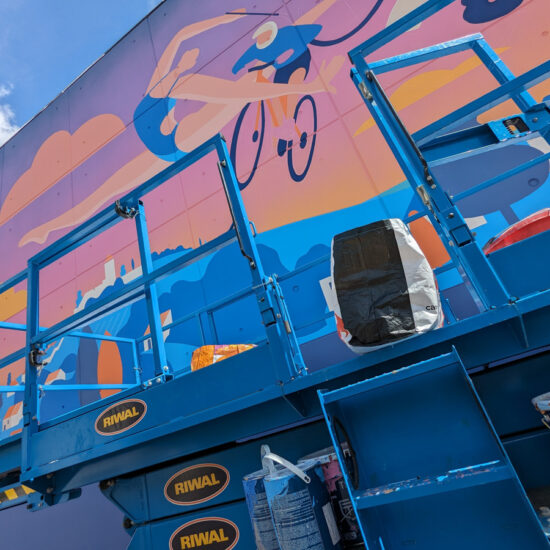 fresque murale jo gymnase bois rame 2