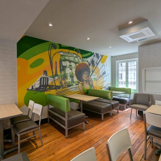 Fresque artistique et urbaine pour Subway Paris 2e