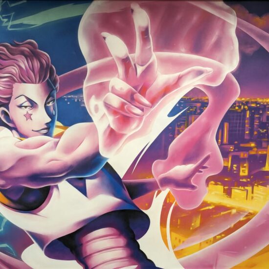 fresque salle de jeux videos manga 15