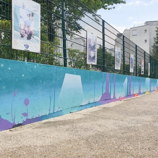 fresque ecole maternelle primaire victor hugo torcy 7