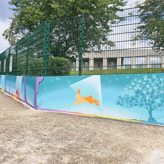 fresque ecole maternelle primaire victor hugo torcy 8